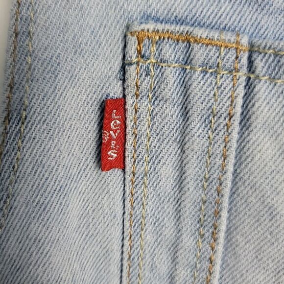 LEVI'S light wash denim Shortall - Picture 3 of 9